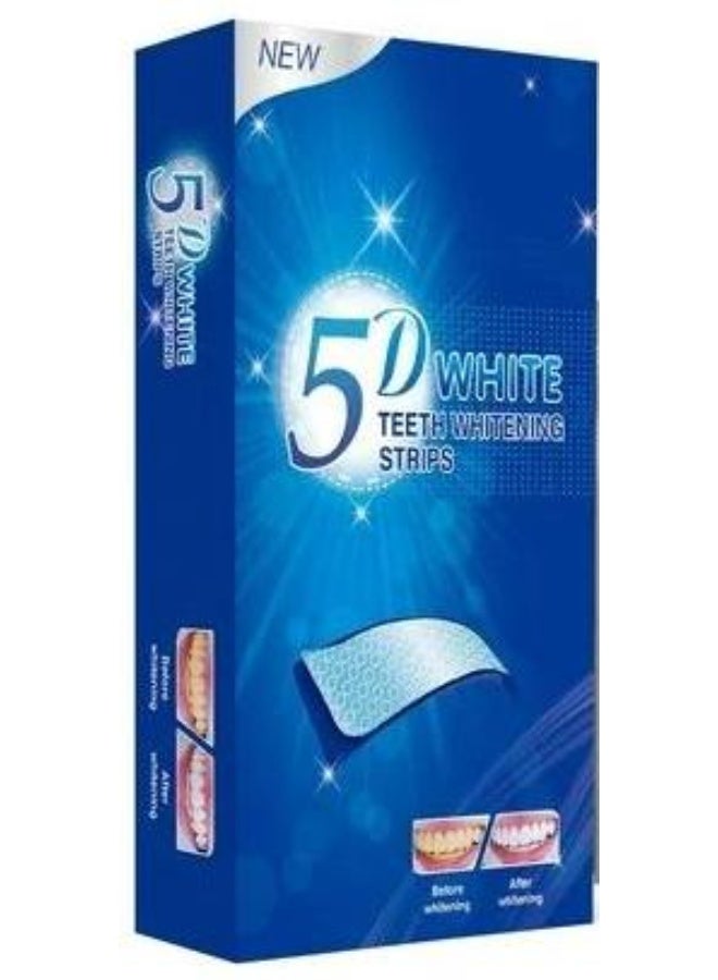 شرائط لاصق تبييض الاسنان 5D لاصق مزدوج 10 قطع - Image 3